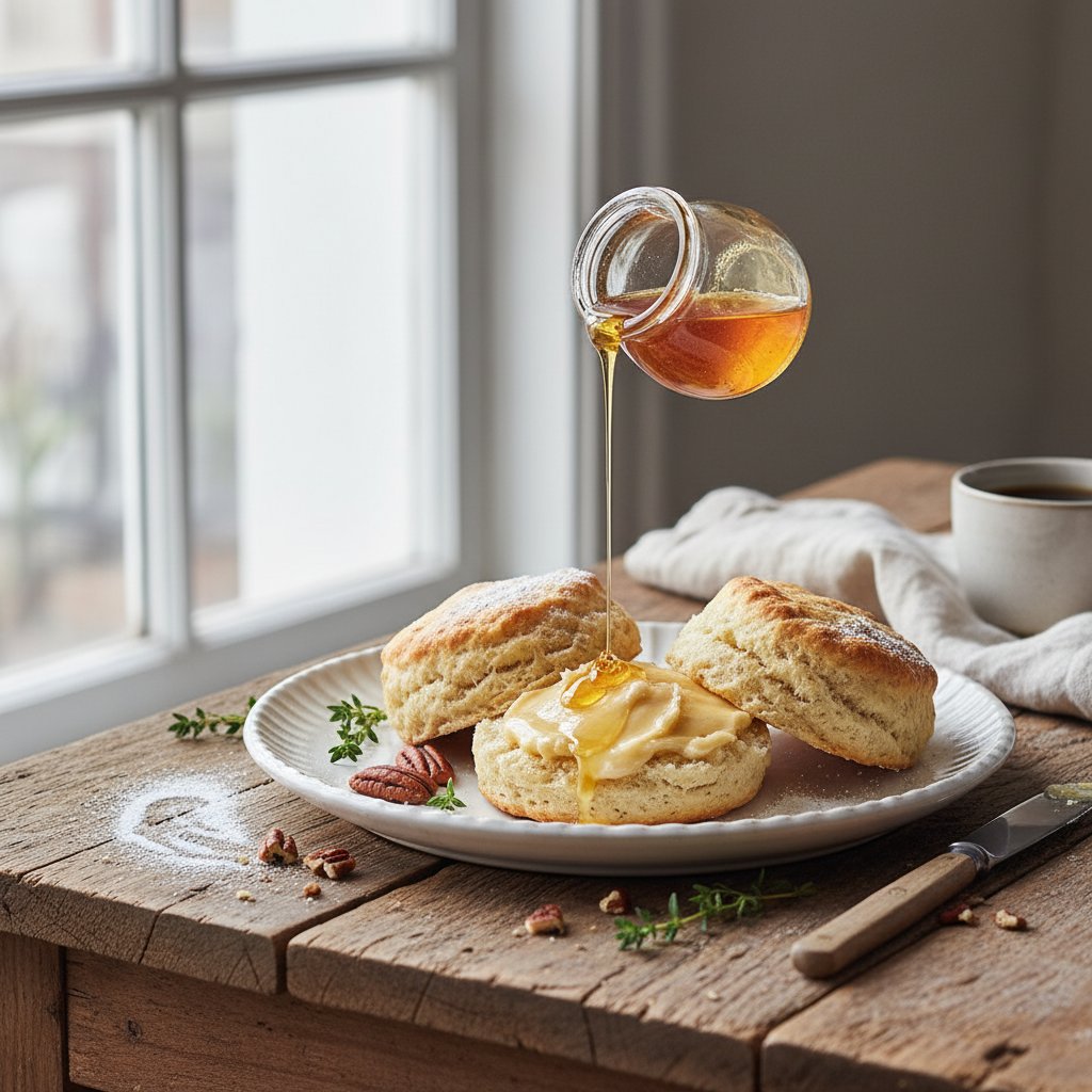 American Buttermilk Biscuits with Honey Butter