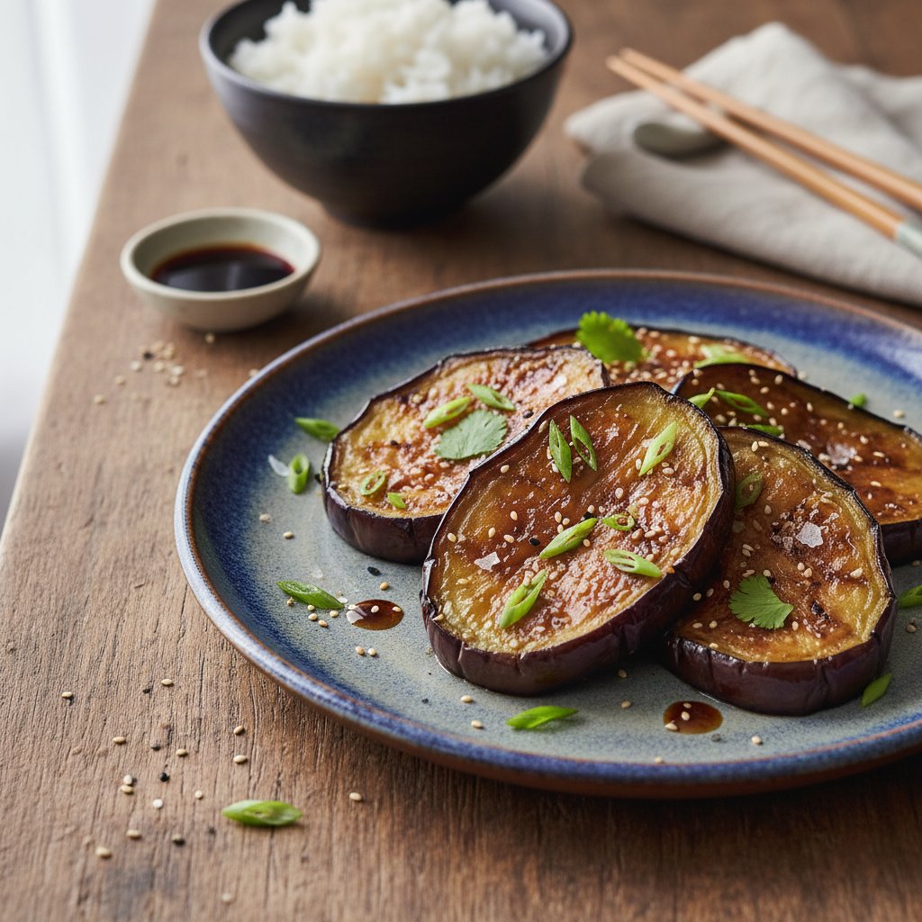 Asian Miso-Glazed Eggplant