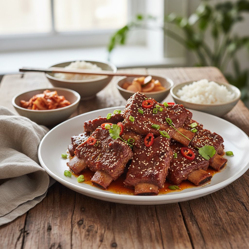 Asian Sweet and Spicy Korean Ribs