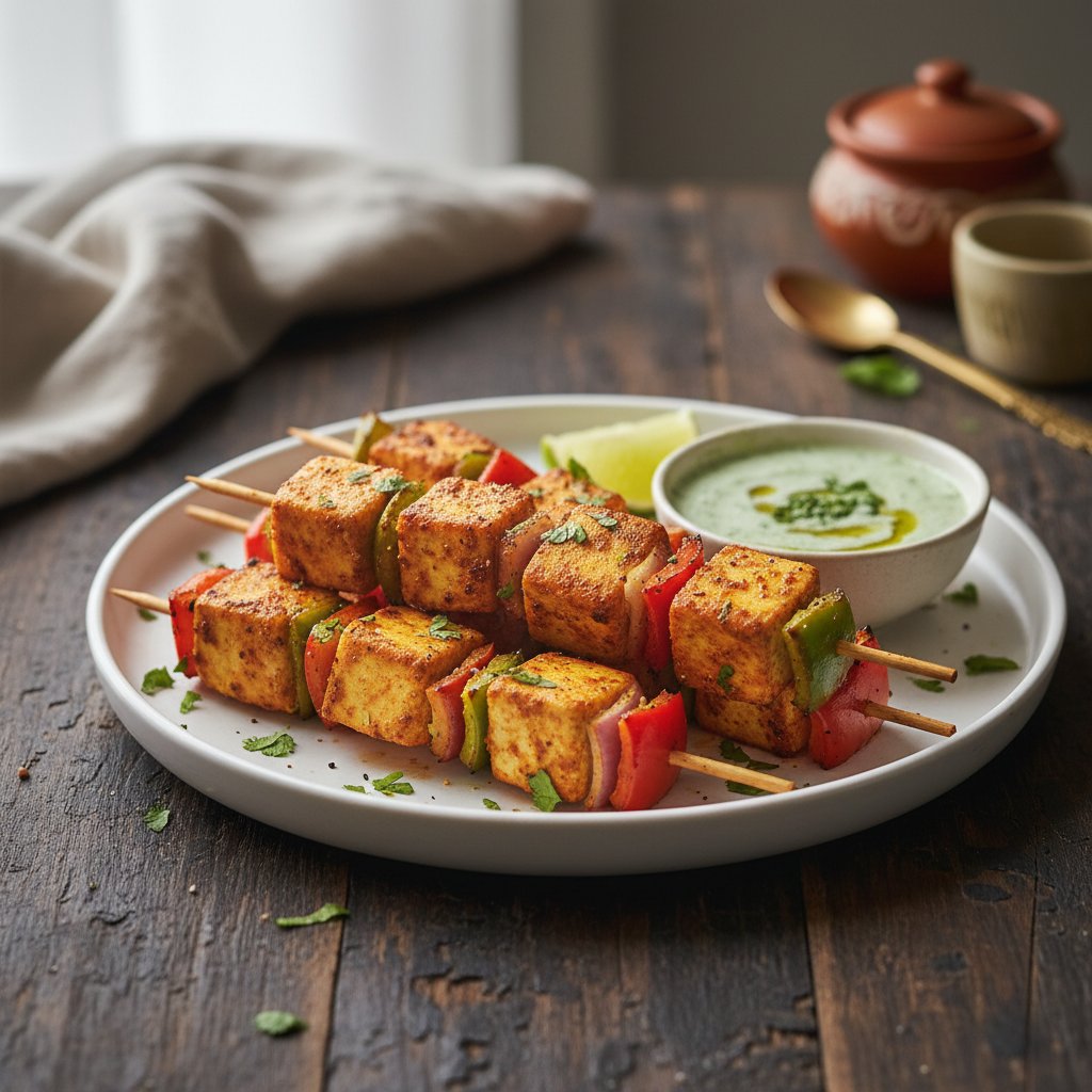 Authentic Indian Paneer Tikka