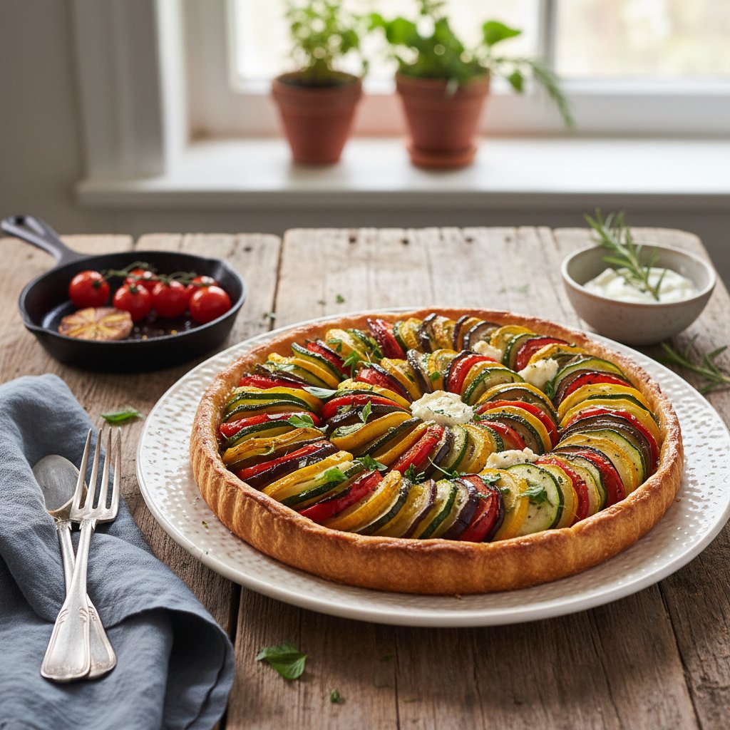 Butter-Infused Provençal Ratatouille Tart