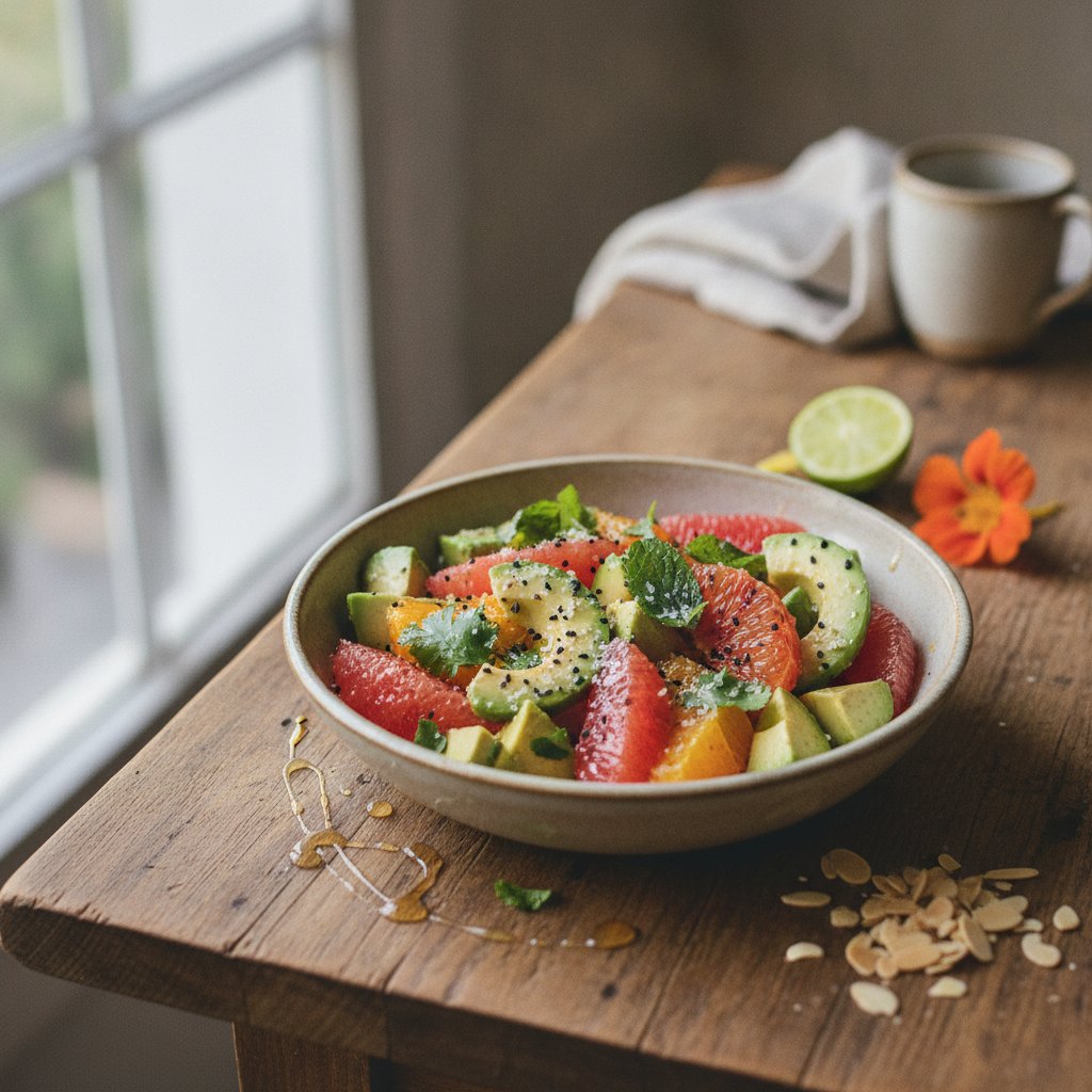 California Citrus and Avocado Breakfast Bowl