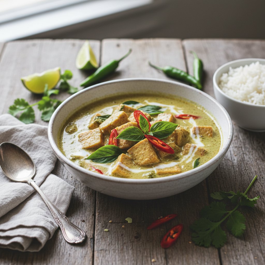 Coconut Thai Green Curry with Tofu