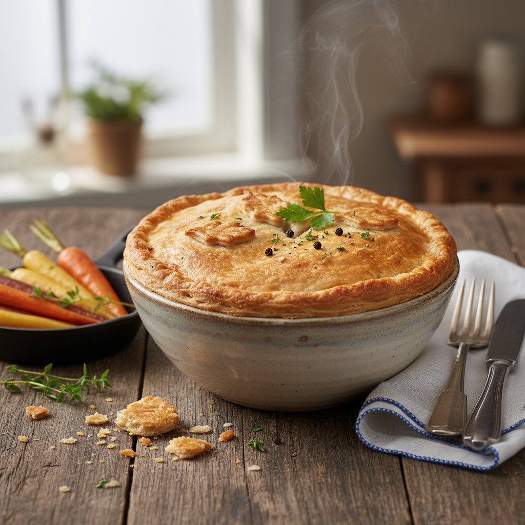 Comforting American Chicken Pot Pie