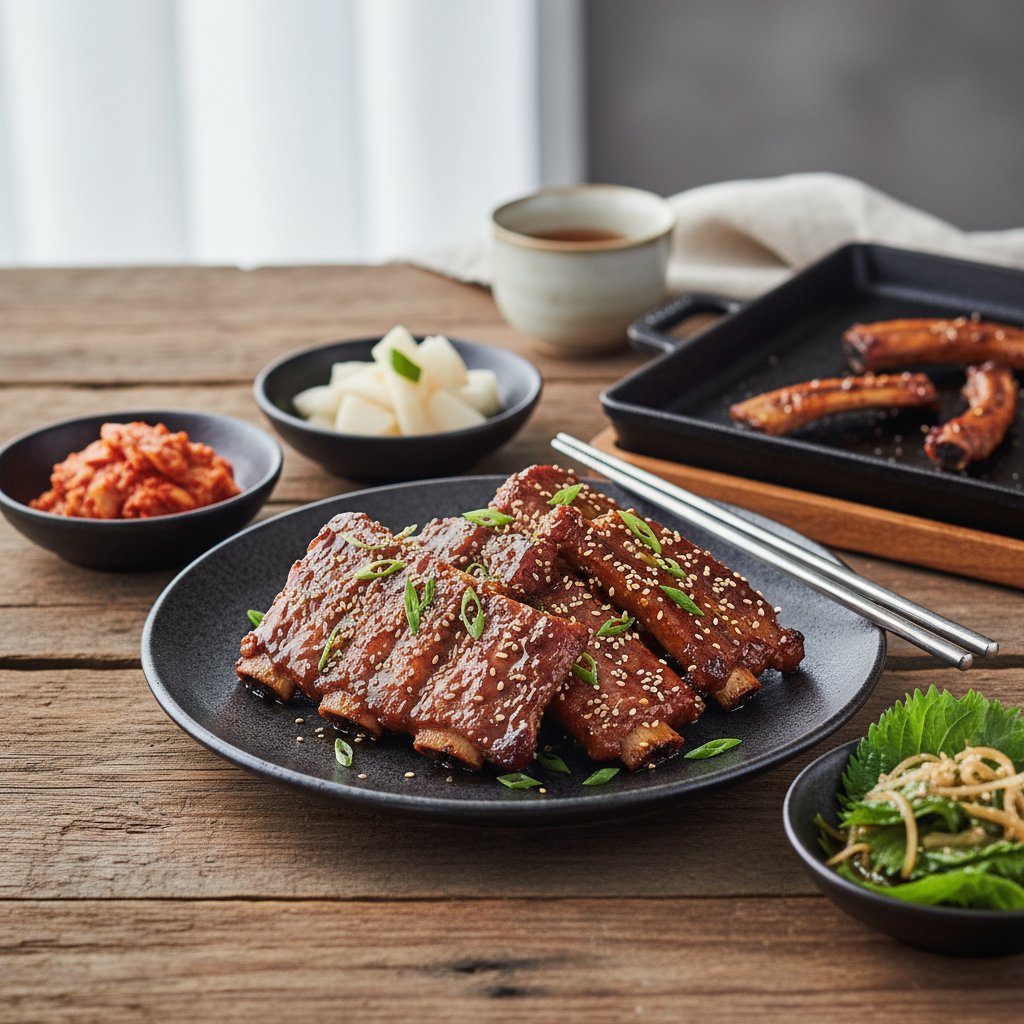 Delicious Korean BBQ Short Ribs