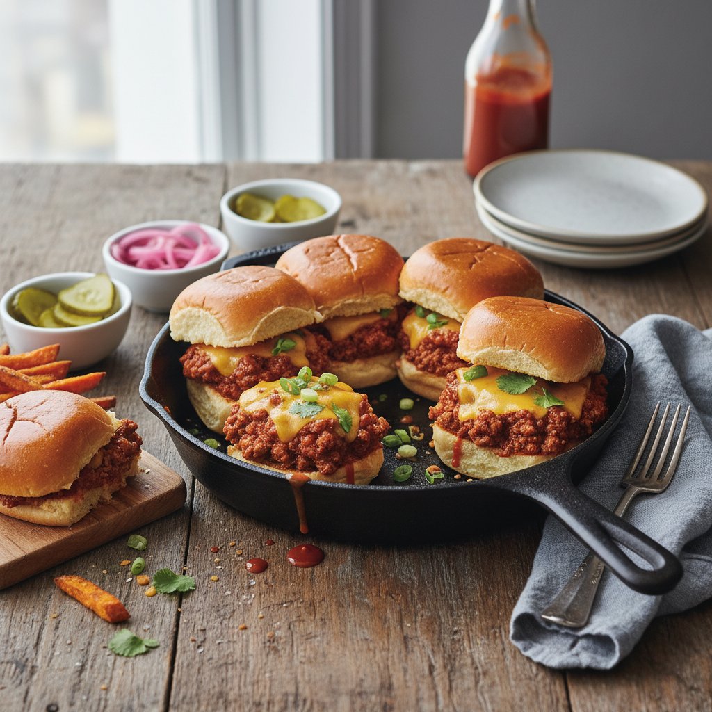 Easy American Sloppy Joe Sliders