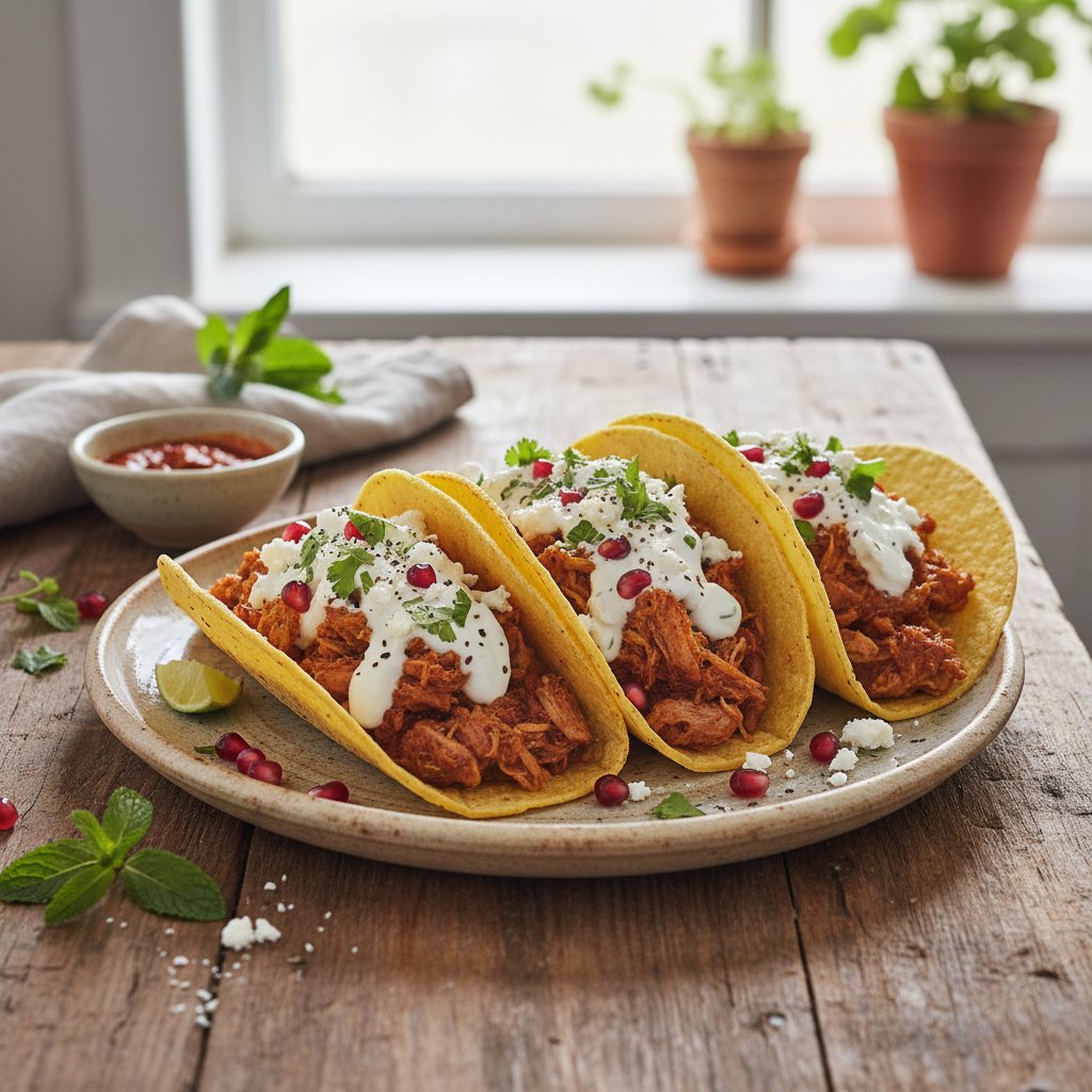 Fiery Moroccan Harissa Lamb Tacos with Mint Yogurt Slaw