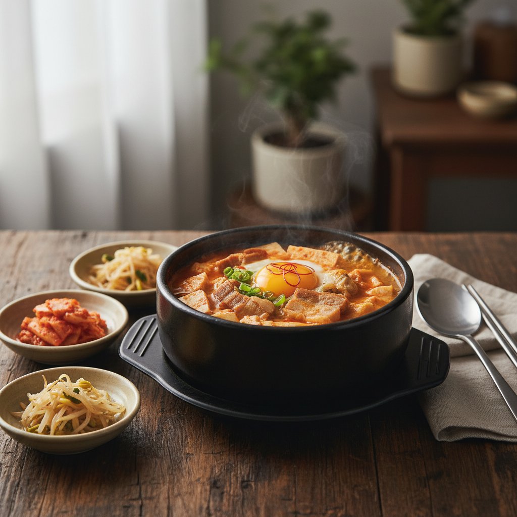 Flavorful Korean Spicy Tofu Soup