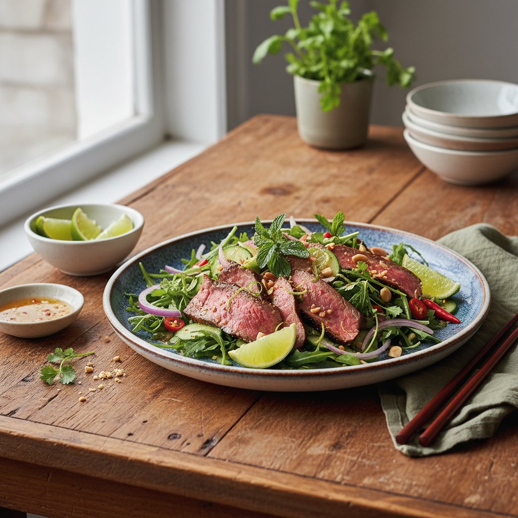 Flavorful Thai Beef Salad with Lime