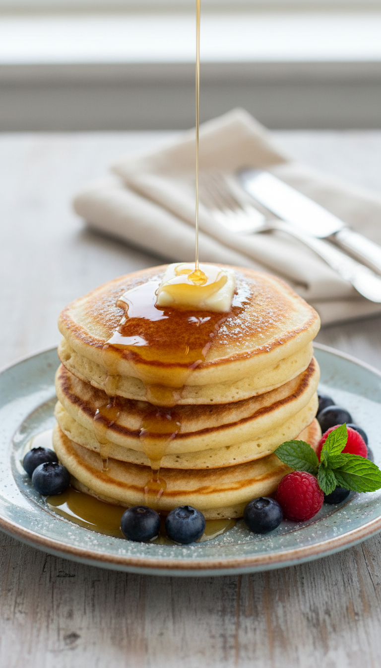 Fluffy Buttermilk Pancakes