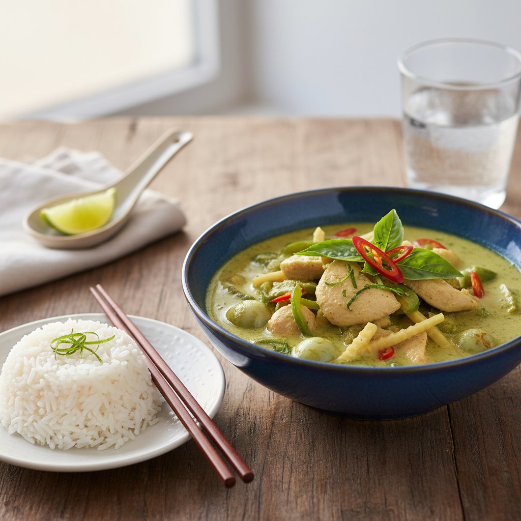 Fragrant Thai Green Curry with Chicken