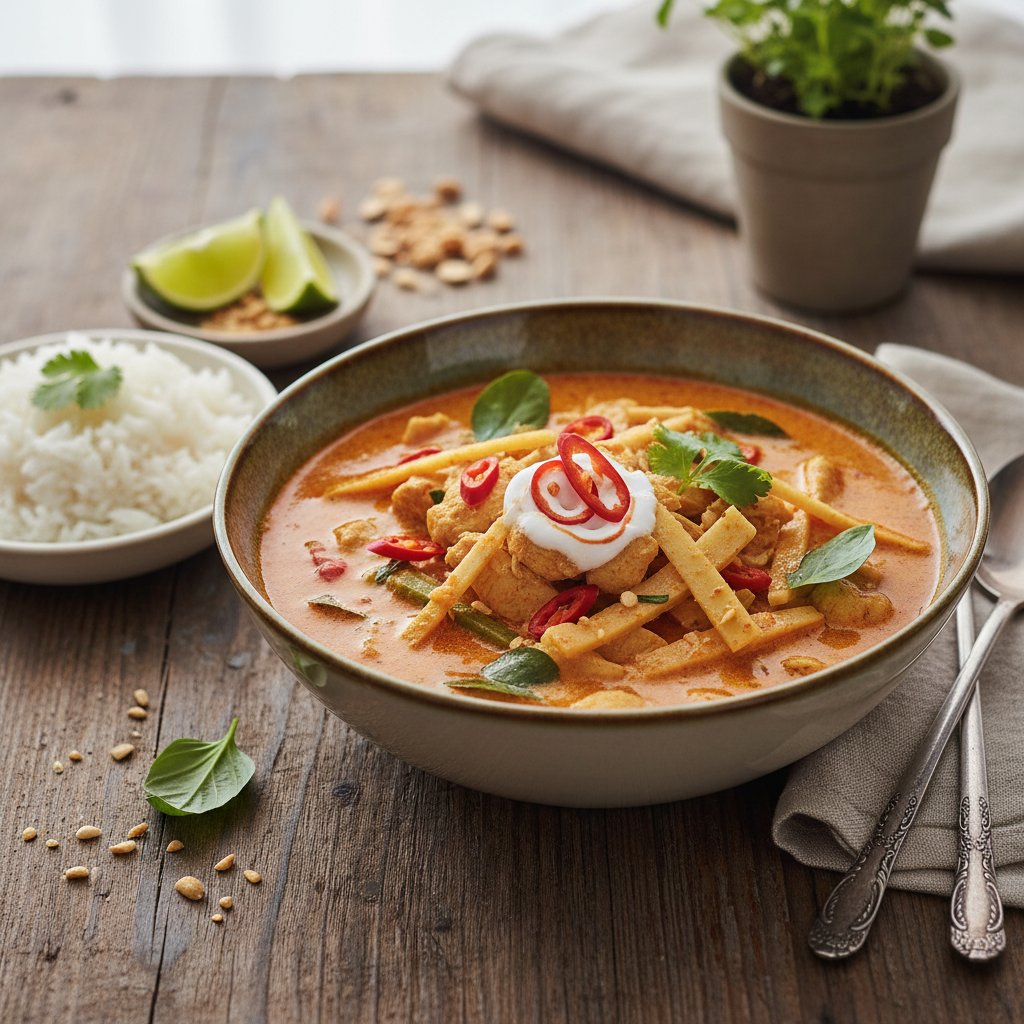 Fragrant Thai Red Curry with Bamboo Shoots