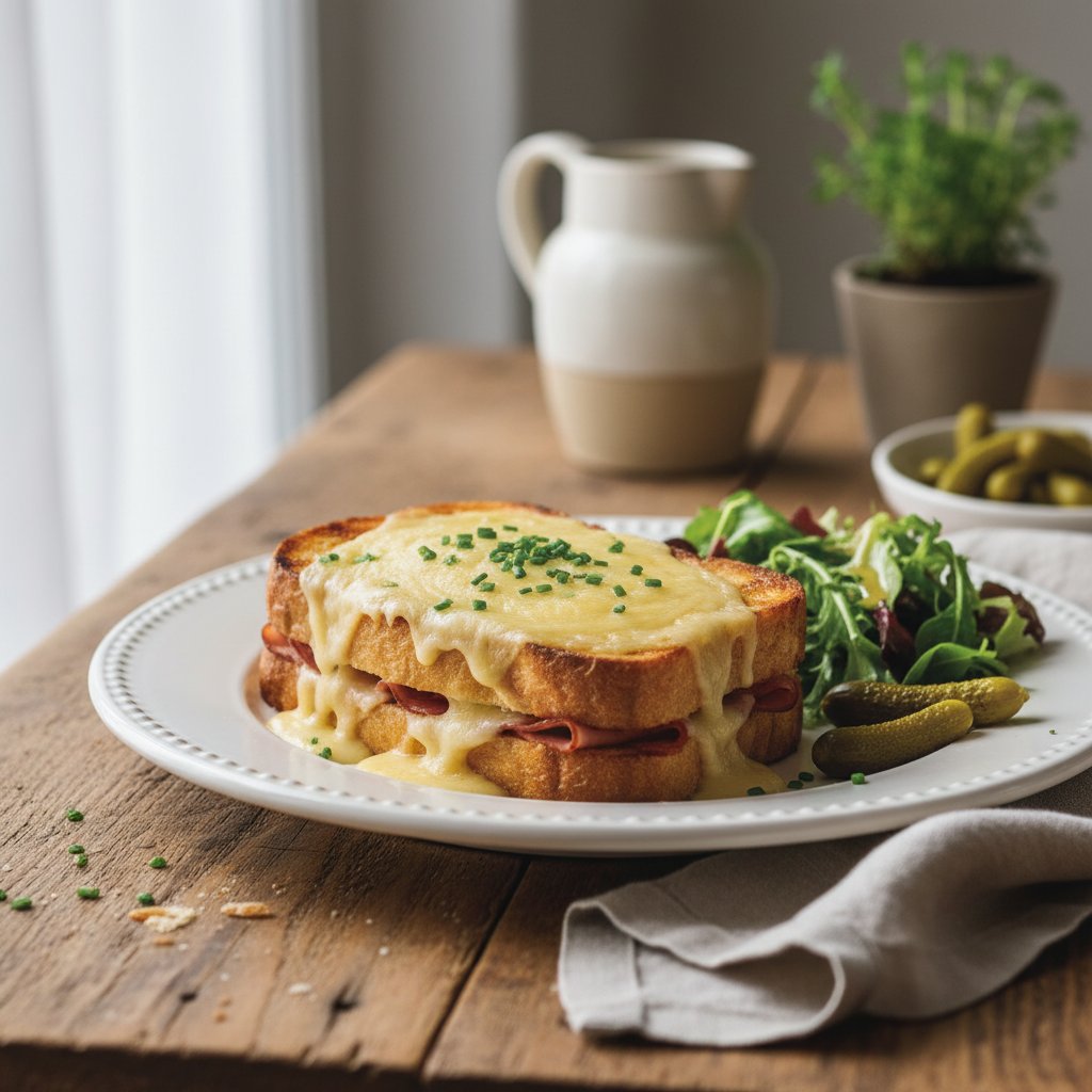 French Croque Monsieur with Béchamel