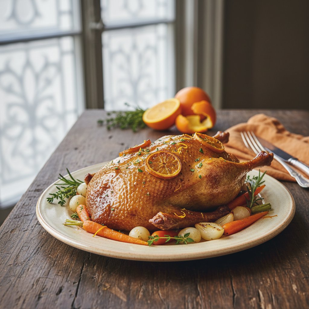 French Duck à l'Orange with Citrus Glaze