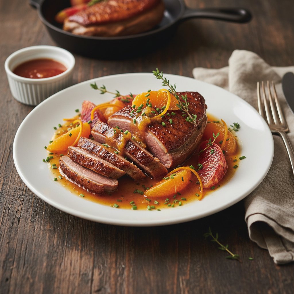 French Duck à l'Orange with Citrus Sauce