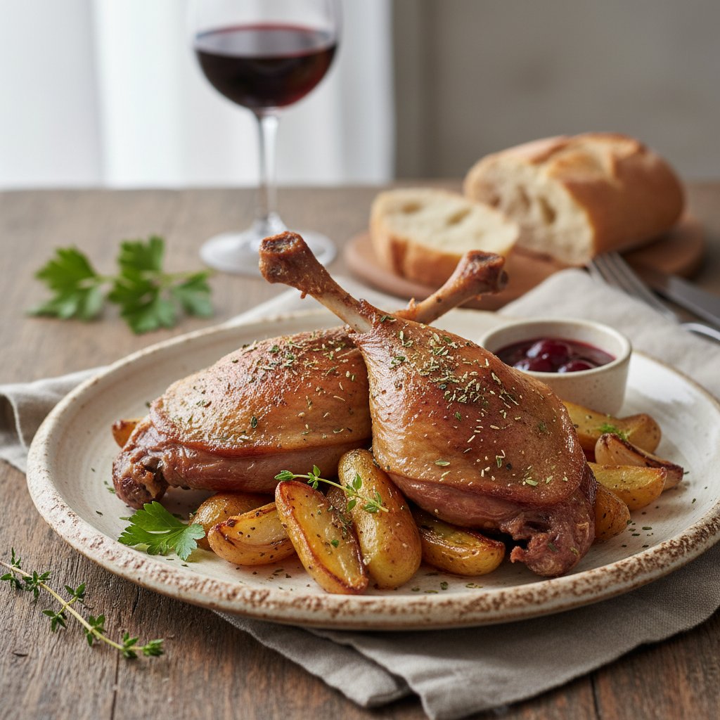 French Duck Confît with Herbes de Provence