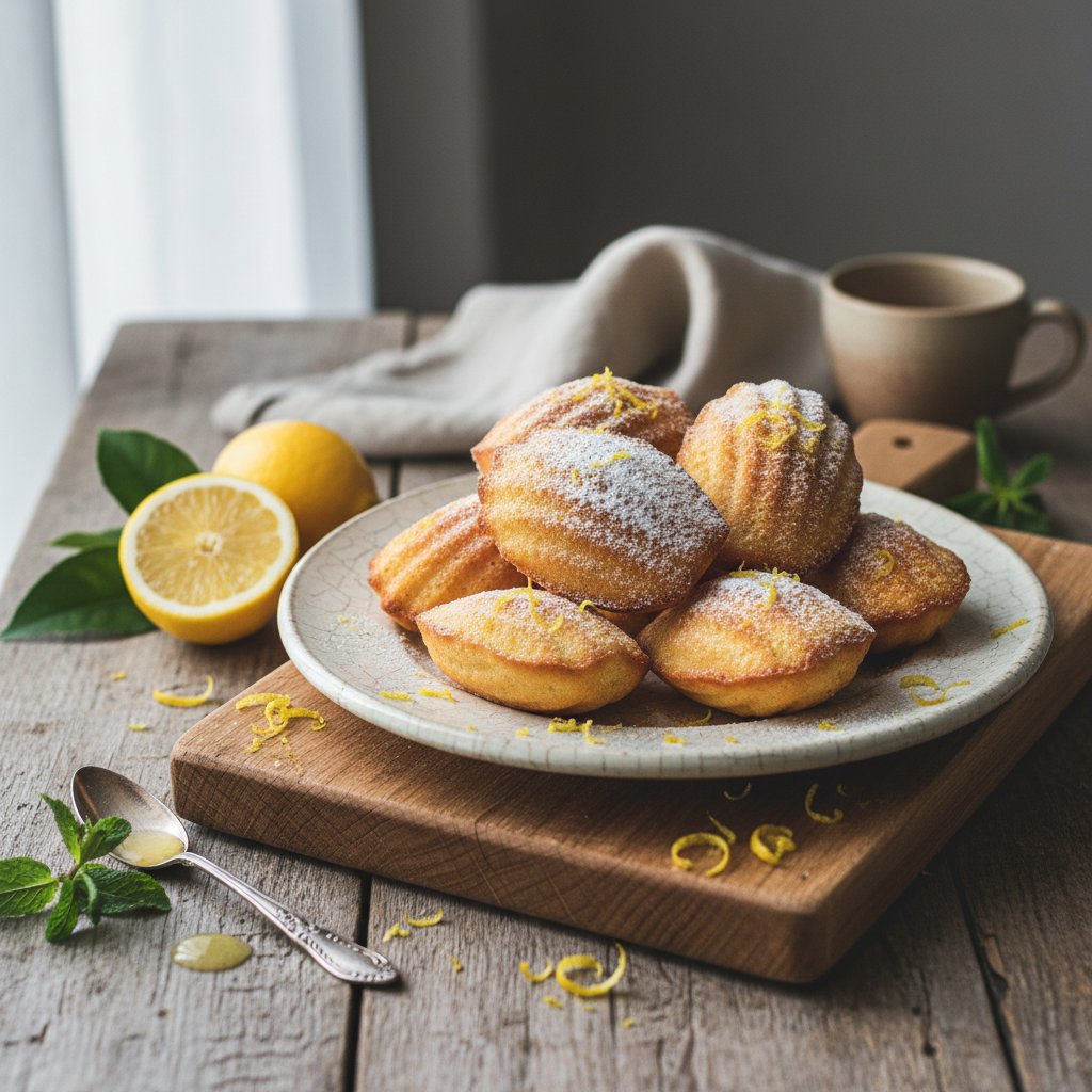 French Madeleines with Lemon Zest