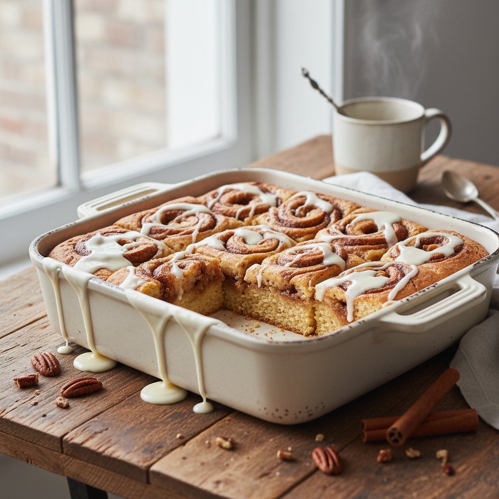Gooey Cinnamon Roll Blondies