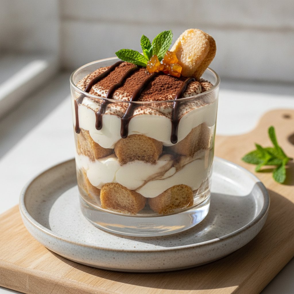 Greek Yogurt Tiramisu Parfait