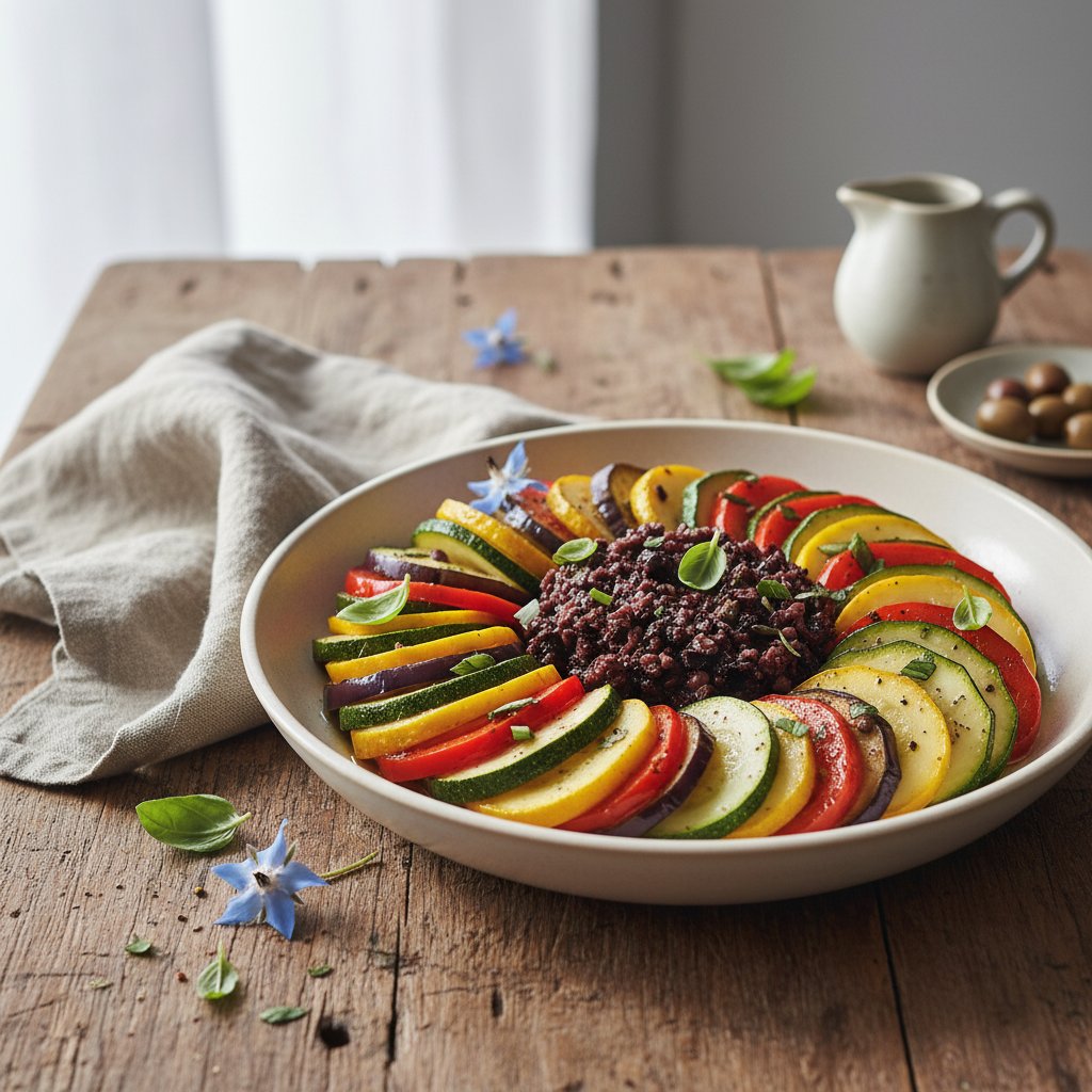 Harvest Garden Ratatouille with California Olive Tapenade