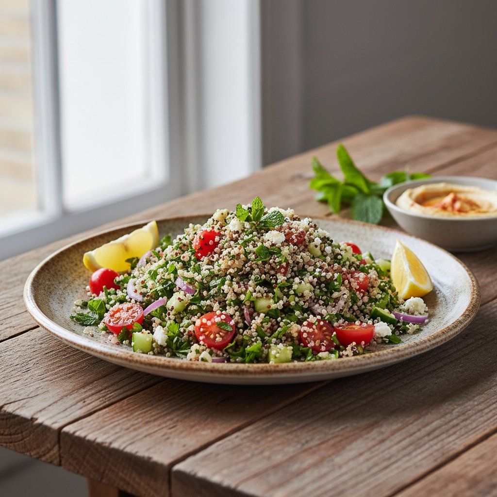 Healthy Mediterranean Quinoa Tabbouleh