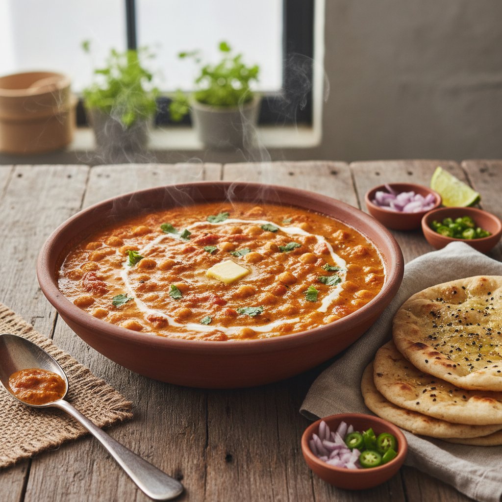 Hearty Indian Butter Chickpea Curry