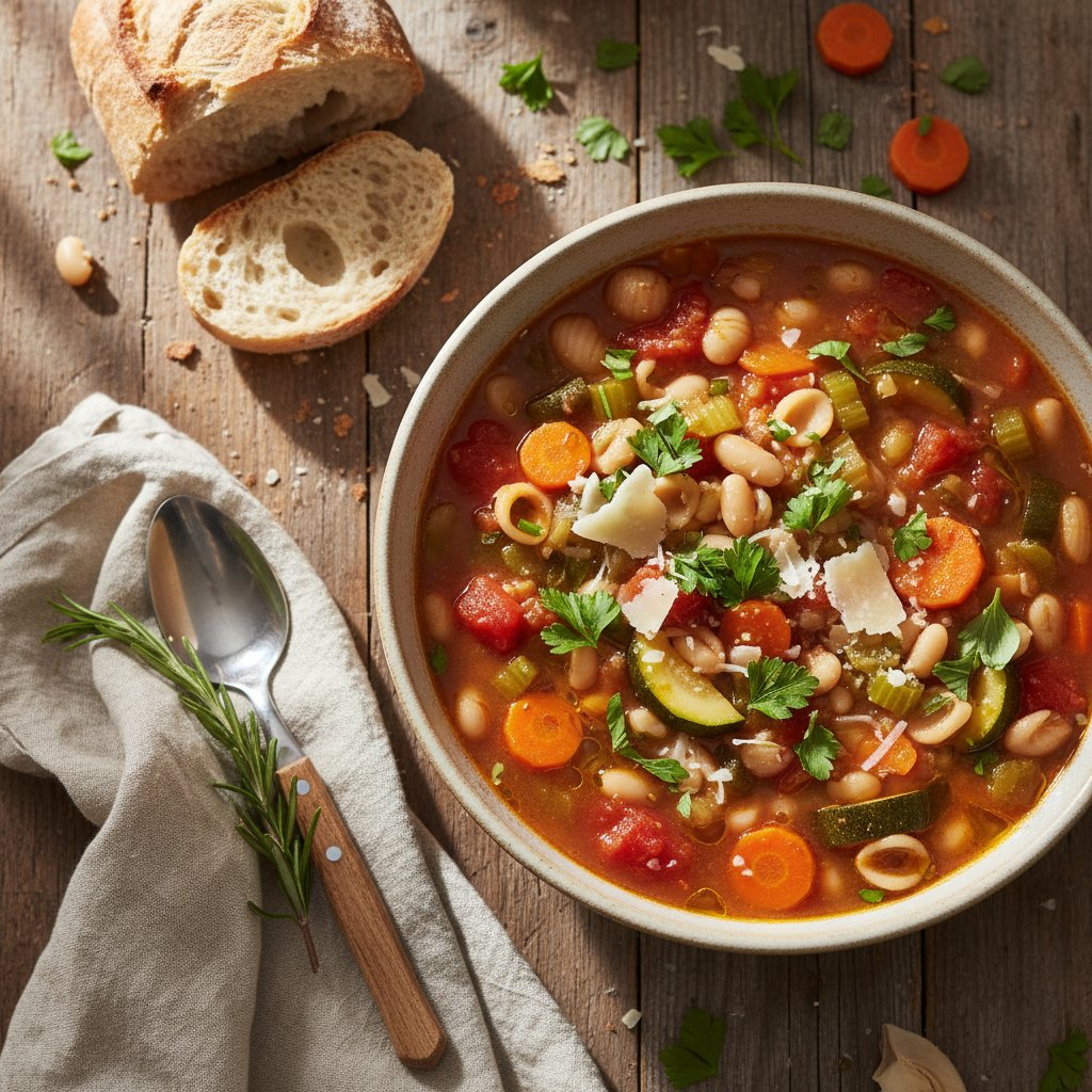 Hearty Italian Minestrone Soup