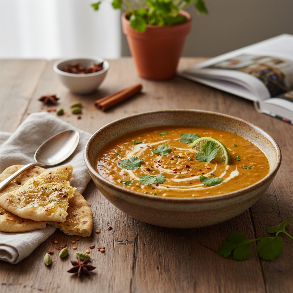Indian Coconut Milk and Lentil Soup