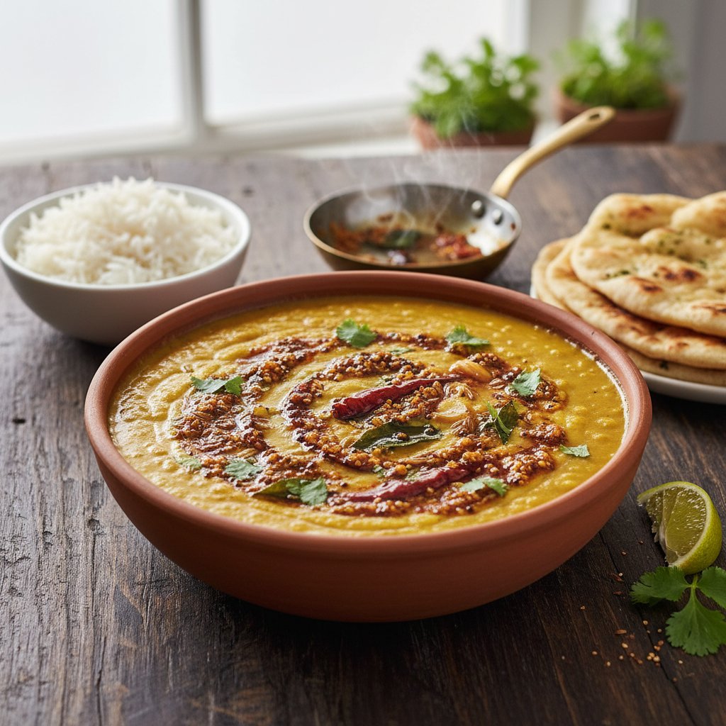 Indian Daal Tadka with Tempered Spices