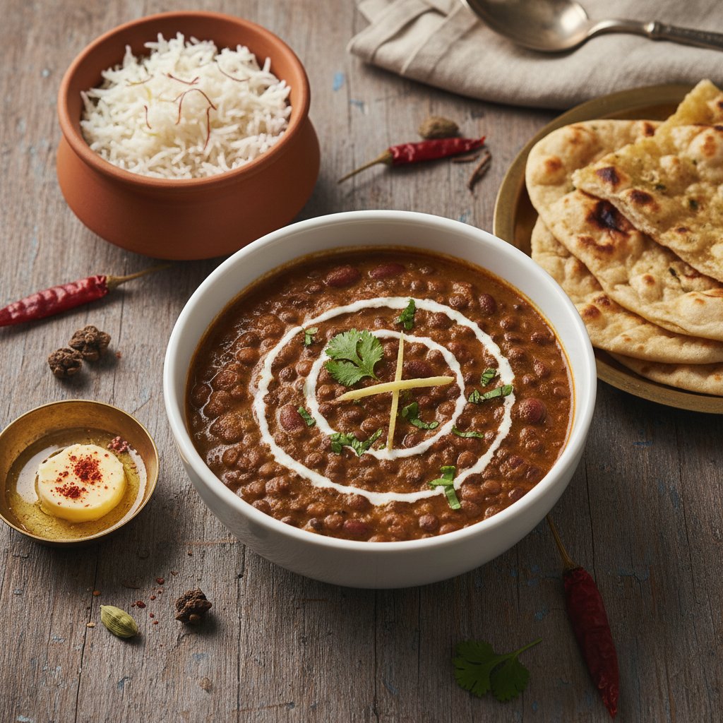 Indian Dal Makhani with Split Black Lentils