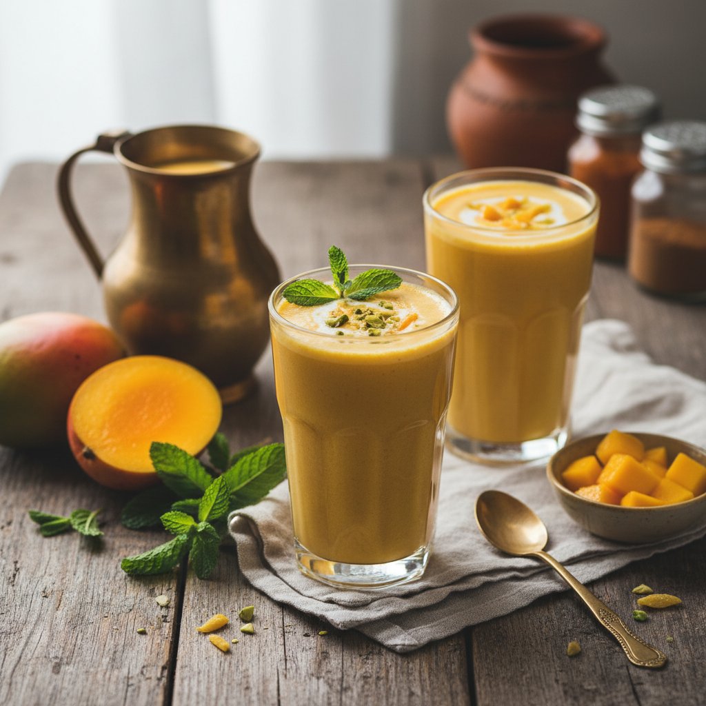 Indian Mango Lassi Smoothie