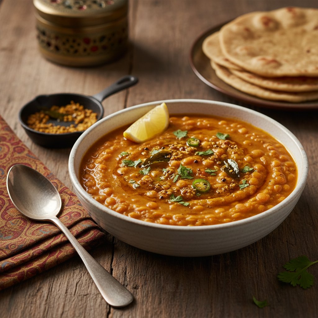 Indian Masoor Dal with Red Lentils