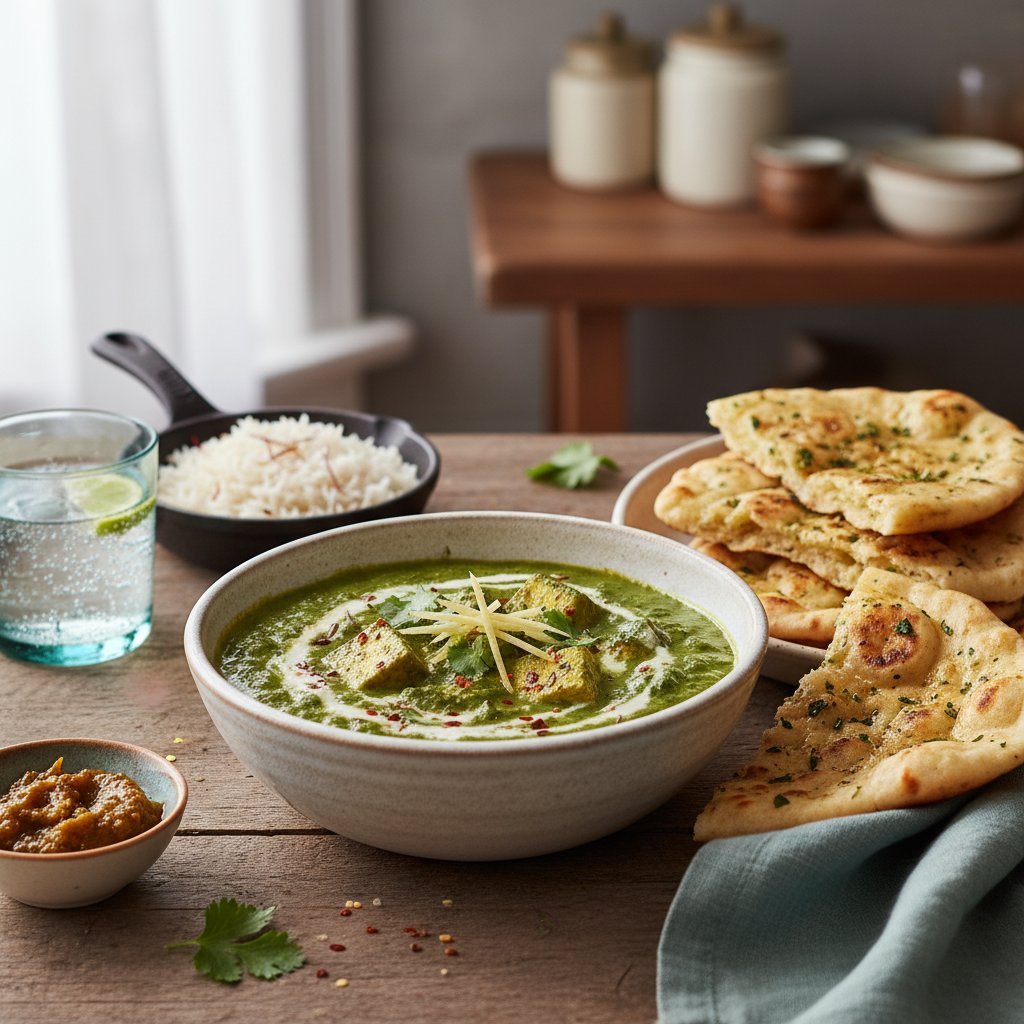 Indian Spinach and Paneer Curry