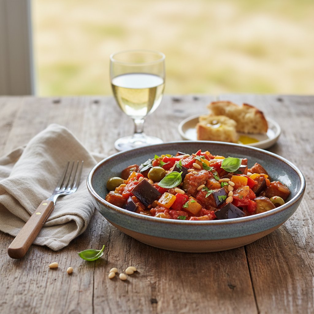 Italian Caponata with Eggplant