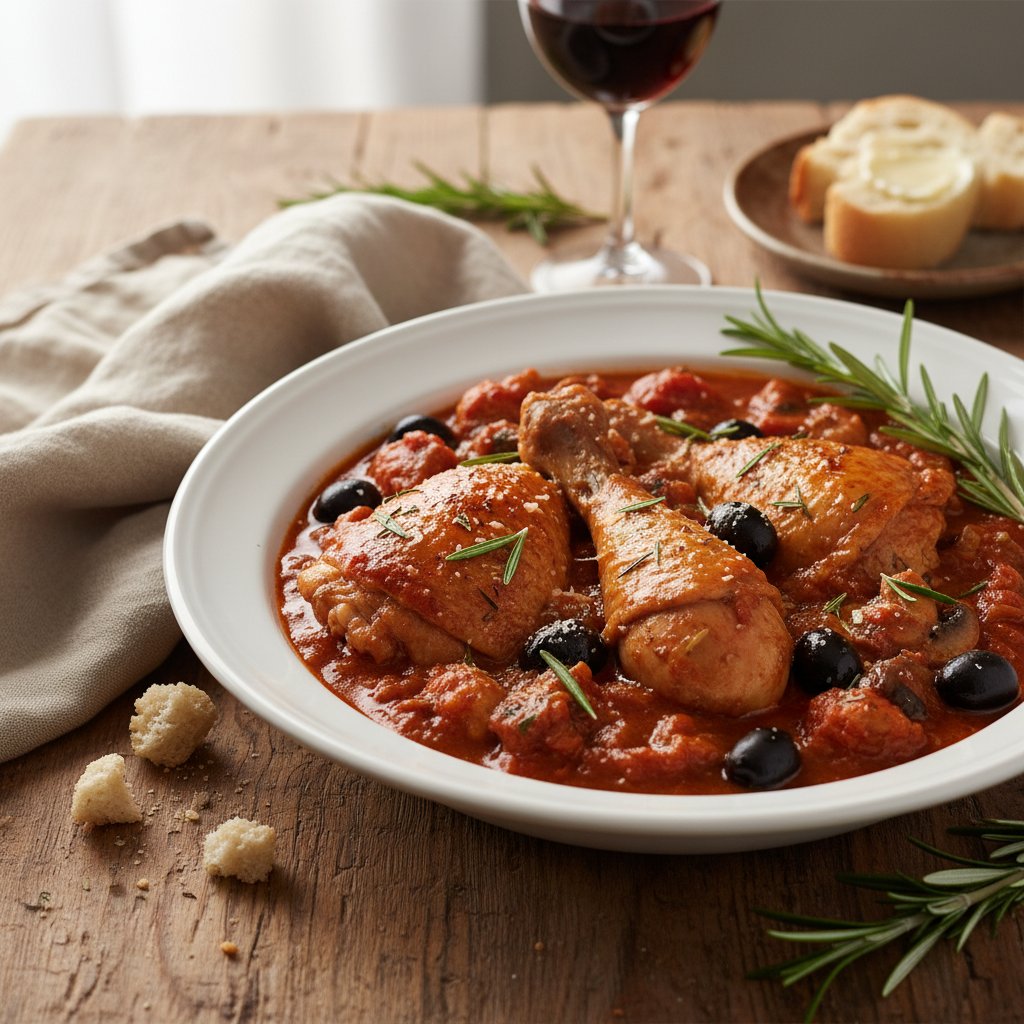 Italian Chicken Cacciatore with Rosemary