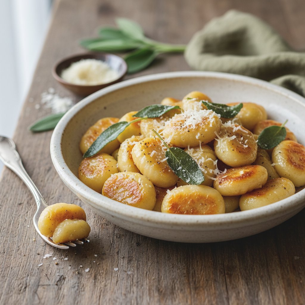 Italian Gnocchi with Sage Butter
