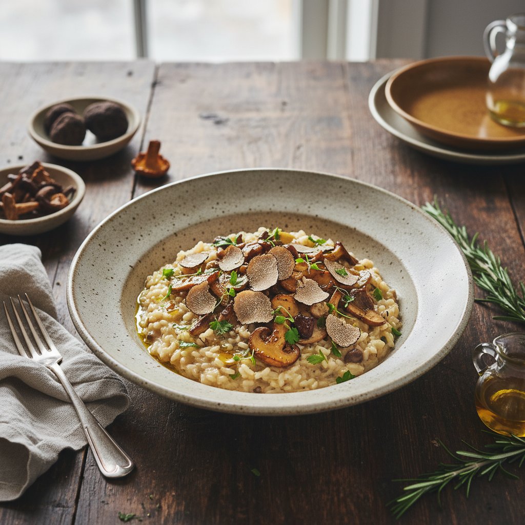 Italian Truffle Mushroom Risotto