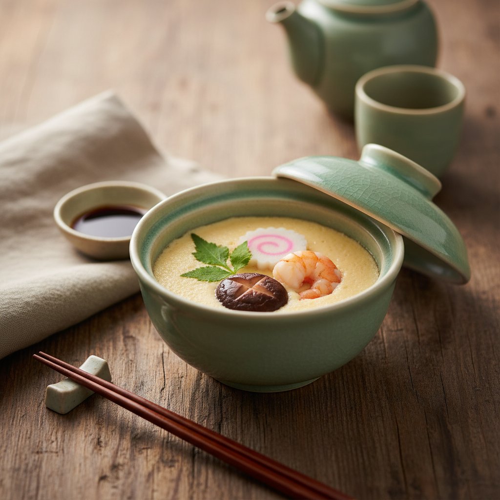 Japanese Chawanmushi Steamed Egg Custard