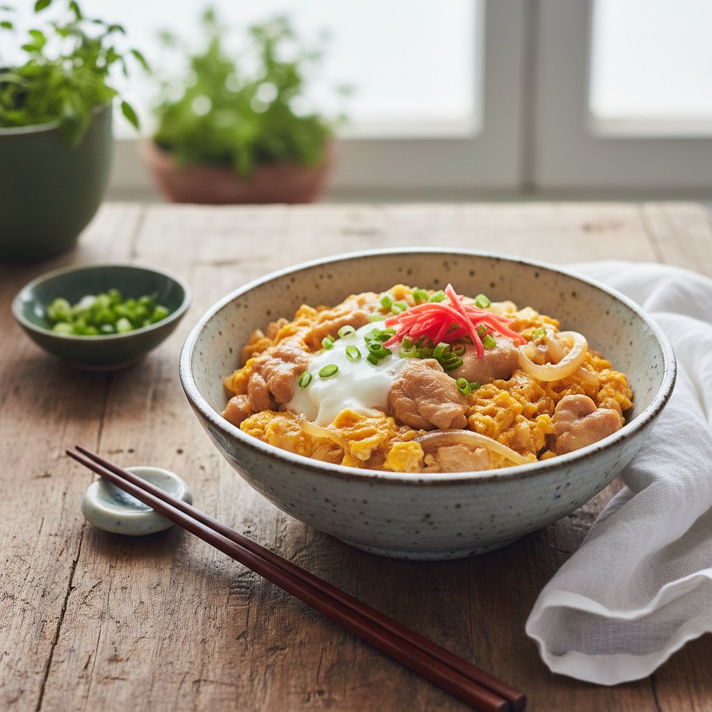 Japanese Chicken and Egg Donburi