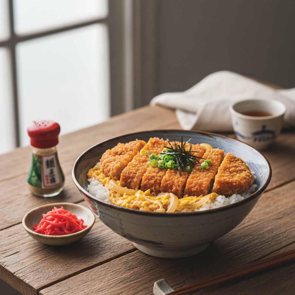 Japanese Katsudon Pork Cutlet Rice Bowl