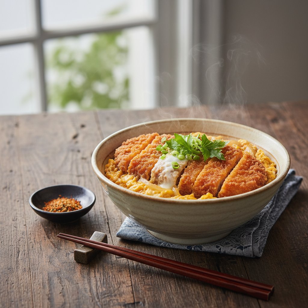 Japanese Katsudon Pork Rice Bowl