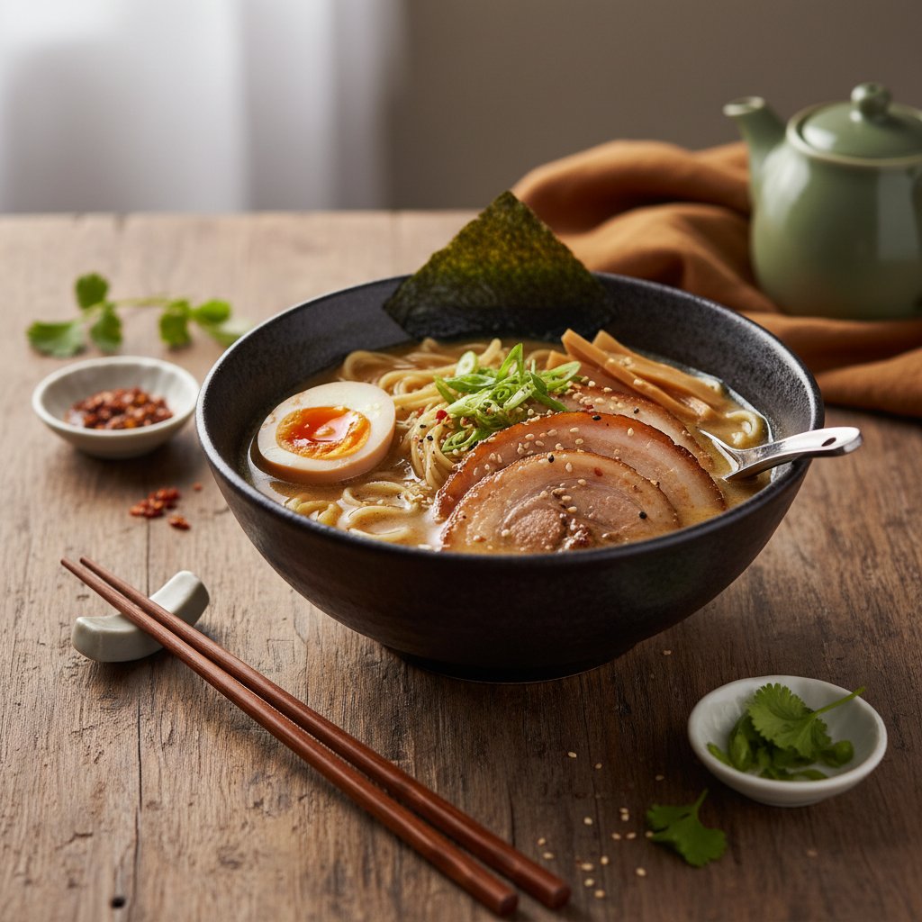 Japanese Miso Ramen with Pork