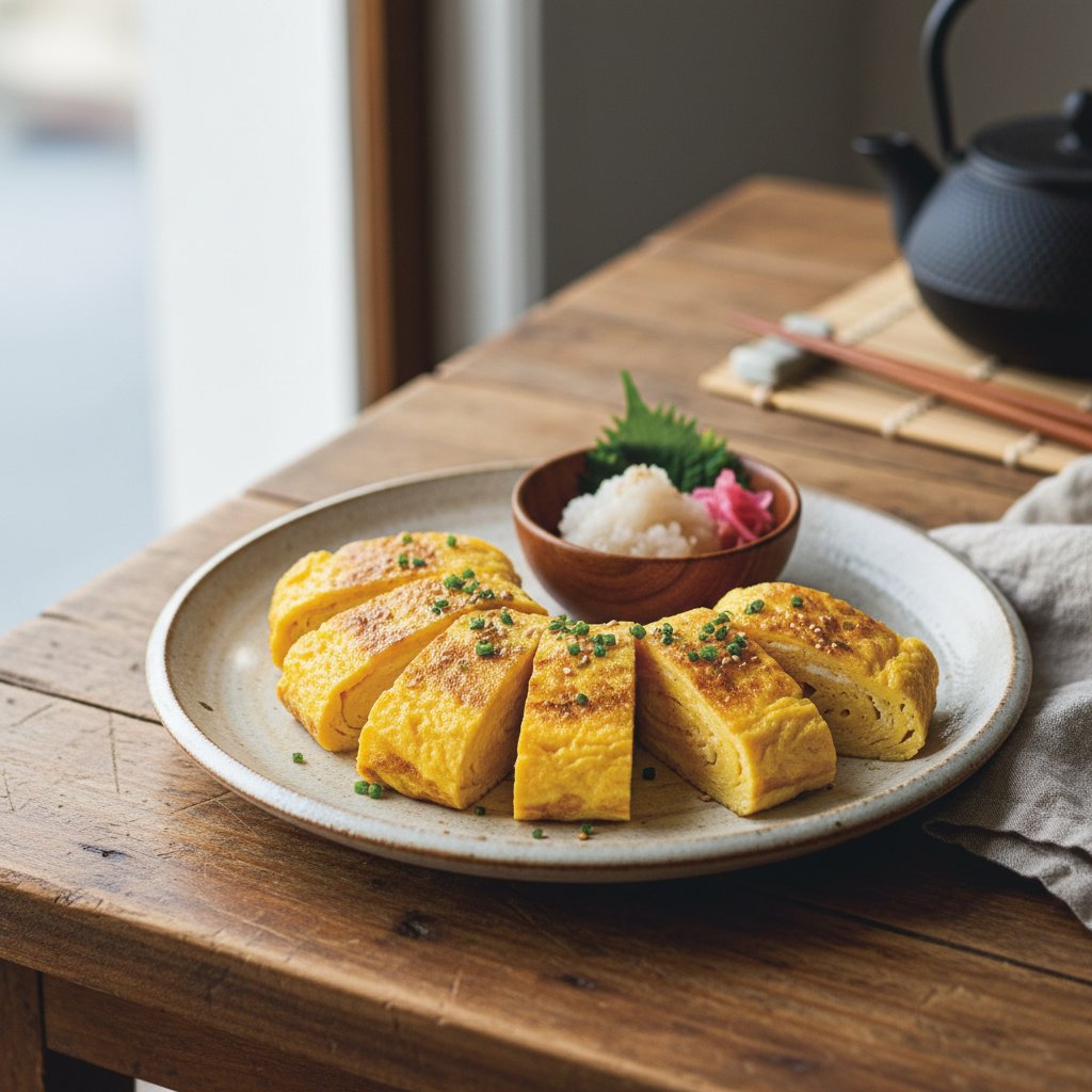 Japanese Tamagoyaki Rolled Omelette