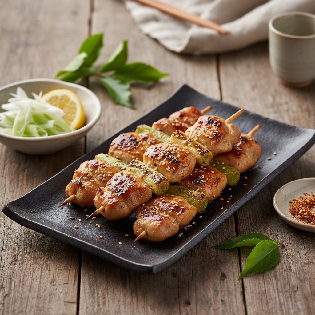 Japanese Yakitori Chicken Skewers