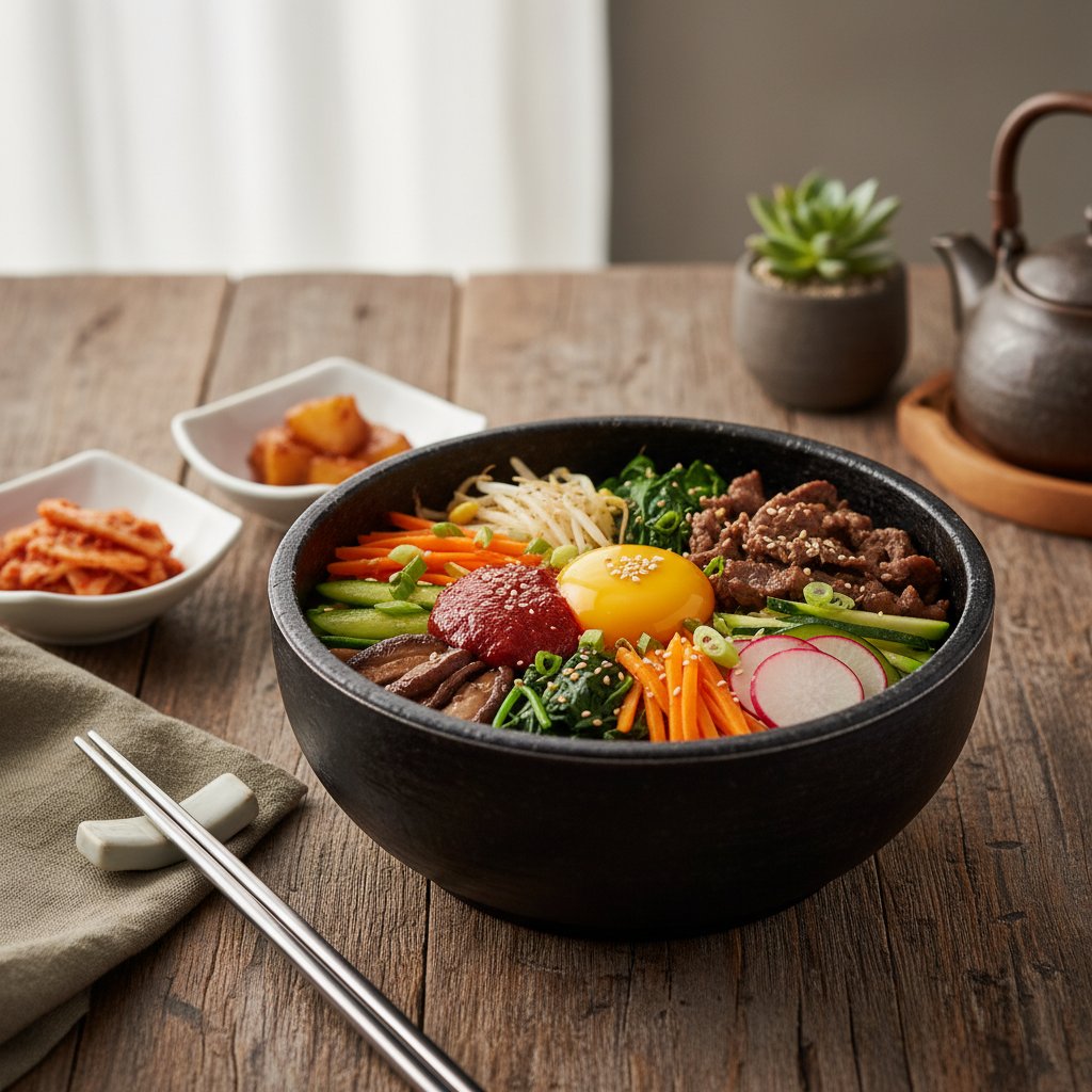 Korean Bibimbap with Gochujang