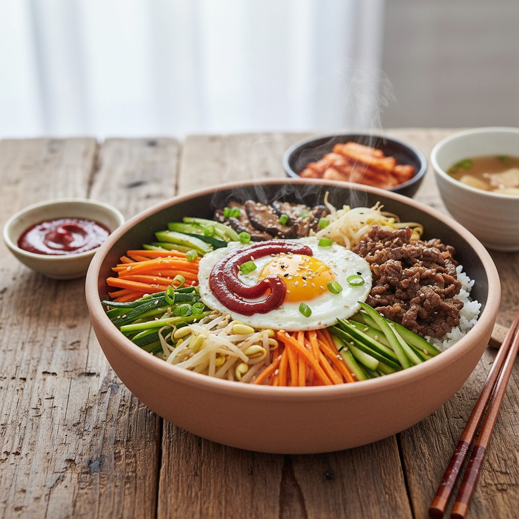 Korean Bibimbap with Gochujang Sauce