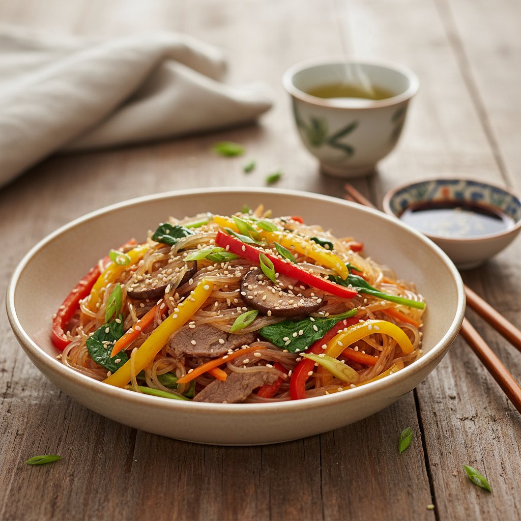 Korean Glass Noodle Stir-Fry