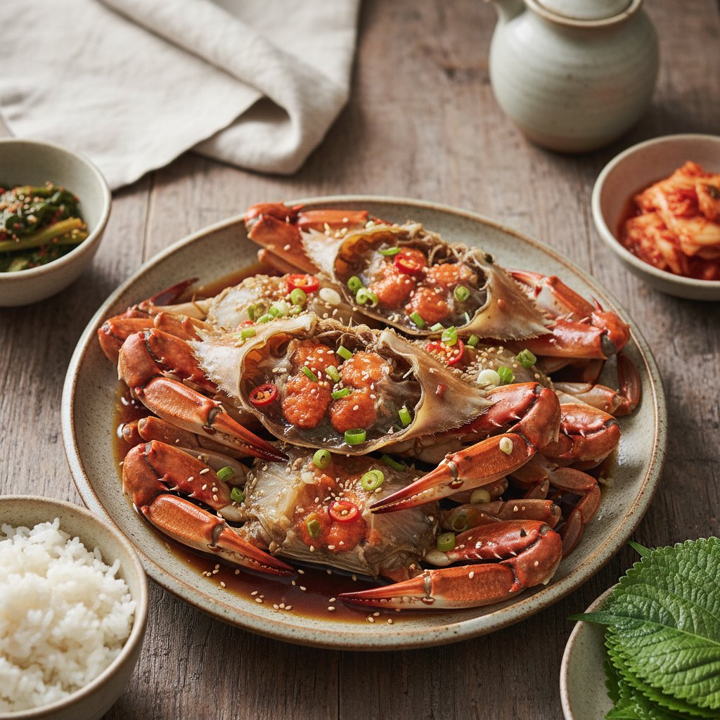 Korean Soy Sauce Marinated Crab