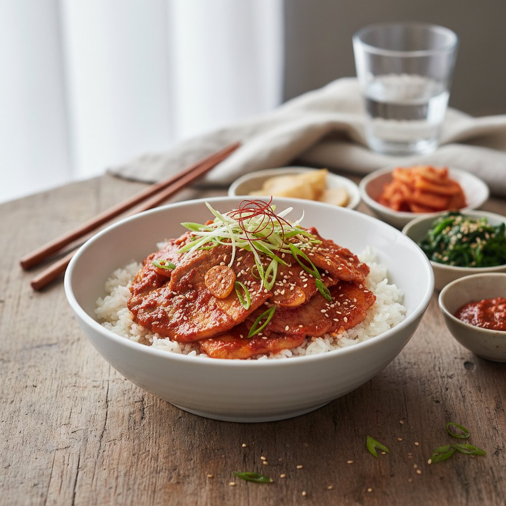 Korean Spicy Pork Bulgogi