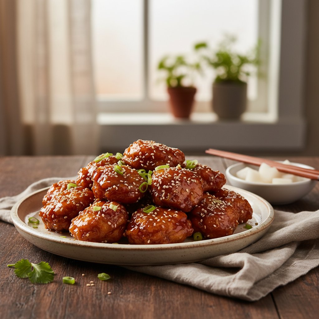 Korean Sweet Soy-Glazed Chicken